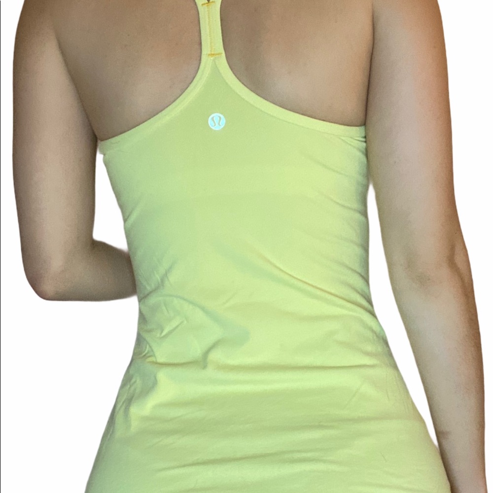 Lulu lemon tank with built in bra